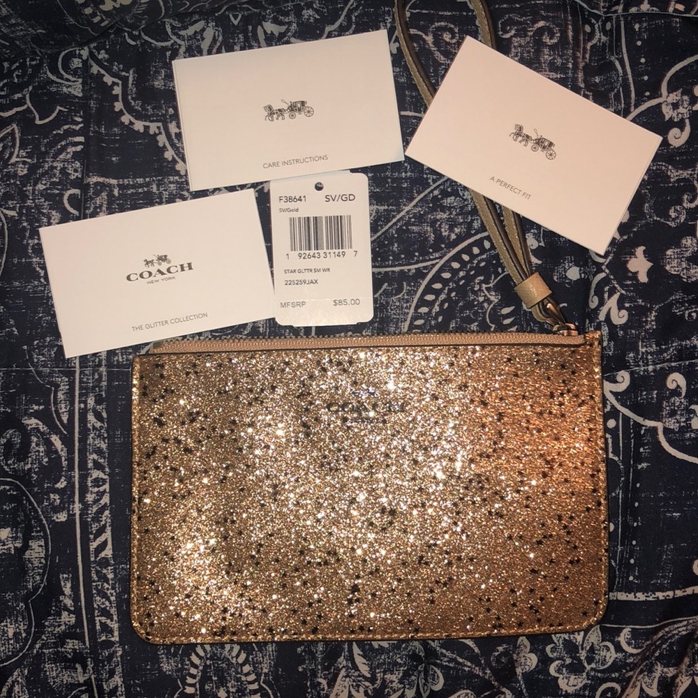 Coach Wristlet “The Glitter Collection”